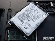 Die Festplatte fasst 500 GB und dreht mit 7200 U/Min.