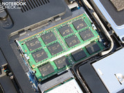 Der gut bestückte Arbeitsspeicher von acht Gigabyte, besteht aus 2 x 4.096 MB.