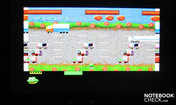 Frogger Evolution mit verkleinerten Bildschirm
