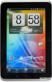 Hauptbildschirm vom HTC Flyer