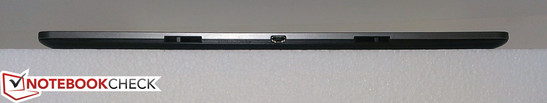 vorne: Docking-Anschluss, Micro-USB