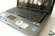 ...wurden diese durch eine überlegte Platzierung am Notebook überaus benutzerfreundlich angeordnet.