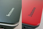 E125 (schwarz) vs. X121e (rot). Man beachte die Texturunterschiede.