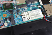 Die SSD kommt von SanDisk und fasst in unserem Falle 128 GB.