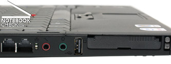 Lenovo Thinkpad T61 UI02BGE Anschlüsse - linke Seite