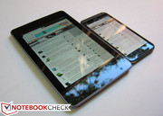 Nexus 7 im Vergleich mit dem HTC Evo 4G LTE (One X)