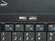 Das Notus A12 ist ein "Durable Notebook". Die Schnellstarttasten ...