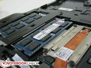 Der zweite PCIe-Slot mit Antennen für zukünftige WWAN Upgrades