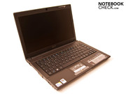 Das Notebook im geöffneten Zustand