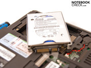 und eine 320 GByte Festplatte von Western Digital