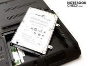 ... und eine 500 GByte Festplatte von Seagate sind an Bord