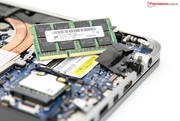8-GByte-DDR3-Arbeitsspeicher befinden sich auf einer Bank.