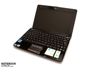 Der Asus Eee PC 1005PE in der Gesamtansicht, ...
