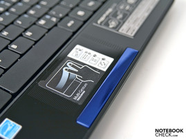 Das Touchpad unterstützt Multi-Touch-Gesten