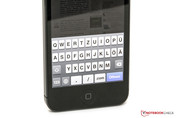 Virtuelles Keyboard (Deutsch) im Hochformat mit Umlauten.