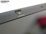 Die integrierte Webcam arbeitet mit 640 x 480 Pixel