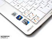 Im Inneren arbeitet ein älterer Intel Atom N450 mit integrierter GMA 3150-Grafikeinheit.