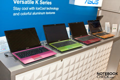 CeBIT 2011 | Asus 15,6“-Notebook-Serie K53 im Alu-Metallic-Chic