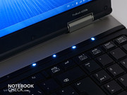 Die kapazitiven Tasten des ProBook 6550b.