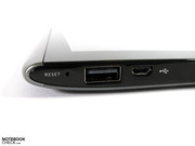 USB 2.0 und Micro USB trennen nur 3mm Abstand