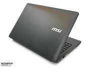 Äußerlich punktet das MSI CX640 Notebook durch Understatement.