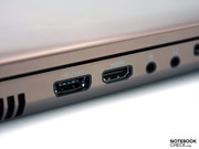 Die Gehäuseseiten bedienen fast alle Wünsche: eSATA, HDMI und ...