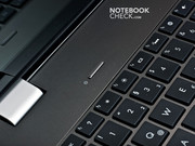 Der Powerbutton ist der einzige Extraknopf der es in das Notebook geschafft hat.