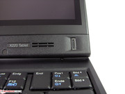 der Fingerprintreader ist auch im Tabletmodus erreichbar