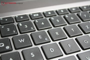 Auch die Tastatur gefällt uns: