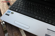 Sehr zufrieden waren wir auch mit dem Touchpad,...