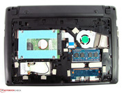 Etwas Erweiterungsspielraum bietet ein freier mini-PCIe-Steckplatz.