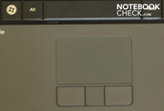 Als Mausersatz werden sowohl Touchpad ...