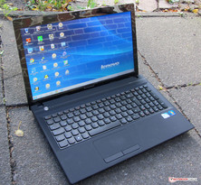 Das IdeaPad N581 im Außeneinsatz.