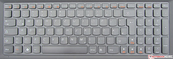 Die Tastatur ermöglicht ein angenehmes Tippen.