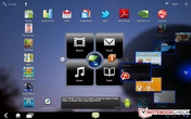Lenovo App Wheel: Zeigt die Lieblingsanwendungen an und ist konfigurierbar.