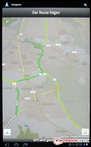 Navigation über Google Map
