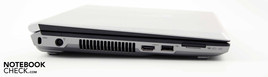 Linke Seite: HDMI, USB, CardReader