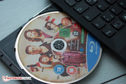 Das Blu-ray-Laufwerk mit ...