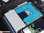Die Festplatte ist nur sieben Millimeter hoch. Für diese Höhe gibt es auch SSD-Speicher.