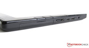 Viele Schnittstellen sind am Thinkpad Tablet vorzufinden.