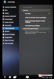 Einstellungen zur USB-Buchse