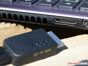 Mittels eines beigelegten Dongles stehen diese Ports aber zur Verfügung.