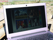 outdoor: Sonne direkt, seitlich