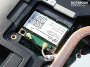 Das WLAN-Modul sitzt auf einem Mini PCI Express Slot.