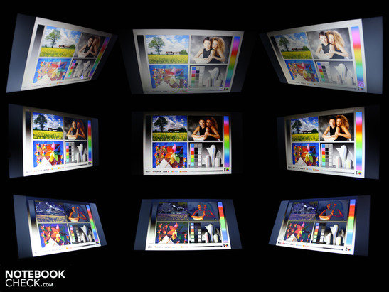 Blickwinkel Fujitsu Lifebook AH531
