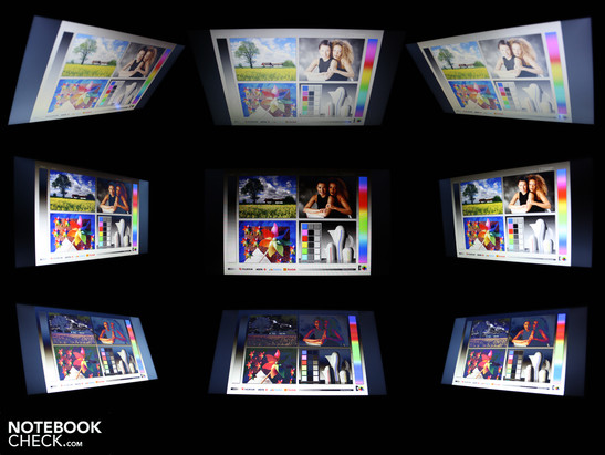 Blickwinkel Fujitsu Lifebook LH531