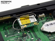 Das WLAN-Modul steckt als mini PCI Express auf dem Mainboard.