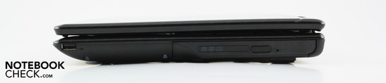 Rechte Seite: USB 2.0, DVD Multibrenner