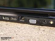 Viel ist auch das Motto bei den Anschlüssen: HDMI, eSATA -