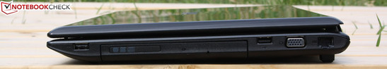 USB 2.0, opt. Laufwerk, USB 2.0, VGA, Ethernet
